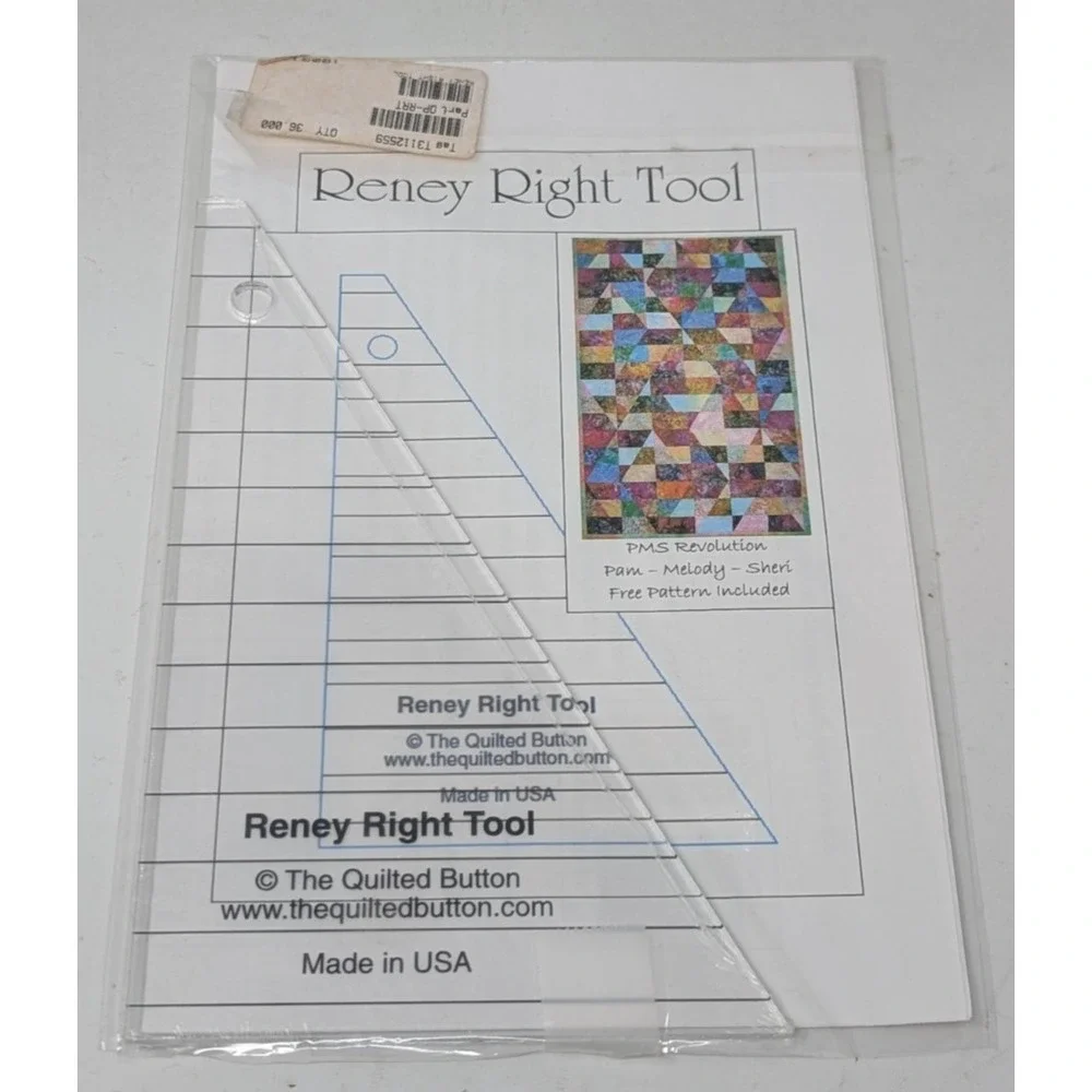 Reney Right Tool by the Quilted Button & PMS Revolution Pattern